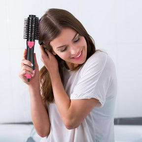 Electric Hair Dryer Multifunctional Comb Straightener & Hair Curler