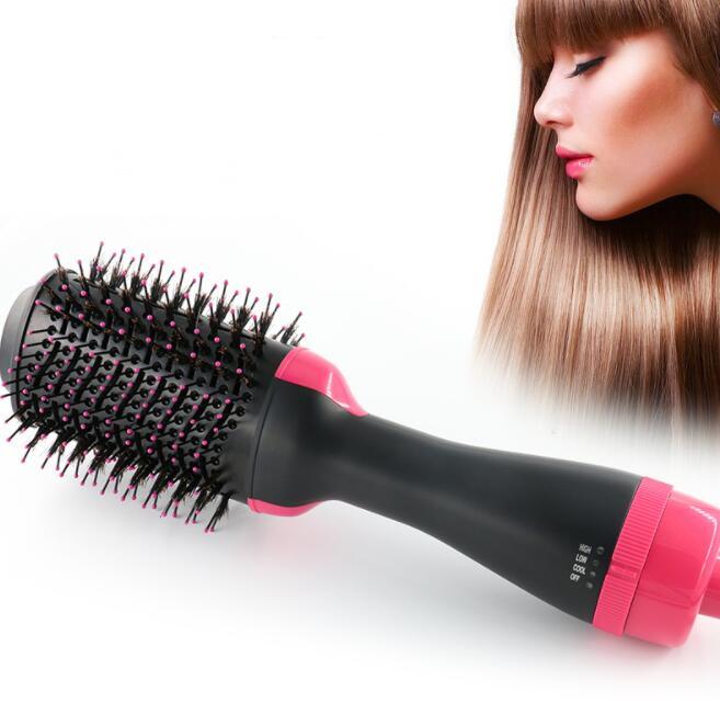 Electric Hair Dryer Multifunctional Comb Straightener & Hair Curler