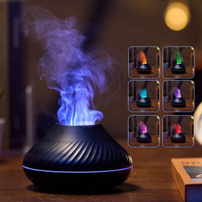 Aroma Diffuser Flame Humidifier Fire Volcano