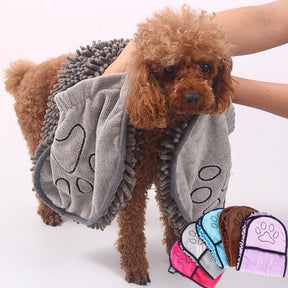 Pet Microfiber Bath Towels