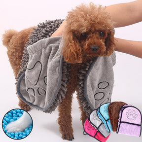 Pet Microfiber Bath Towels