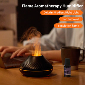 Aroma Diffuser Flame Humidifier Fire Volcano